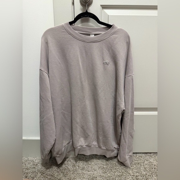 Alo Yoga Large Grey Accolade Sweatshirt. 🖤⚡️